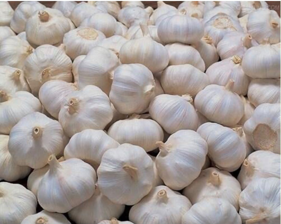 Garlic at a wholesale market